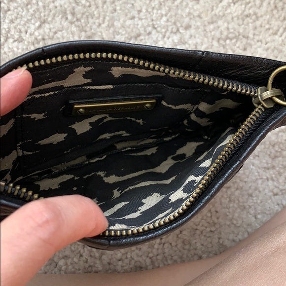 EUC Banana Republic Black Leather Wristlet - Picture 5 of 8